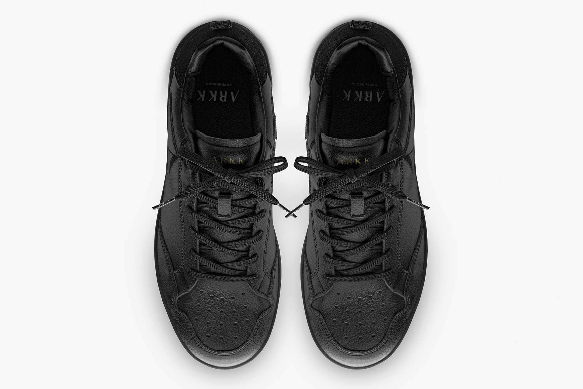 ARKK Collection Visuklass Leather Suede HL S-C18 | Triple Black | Women Visuklass